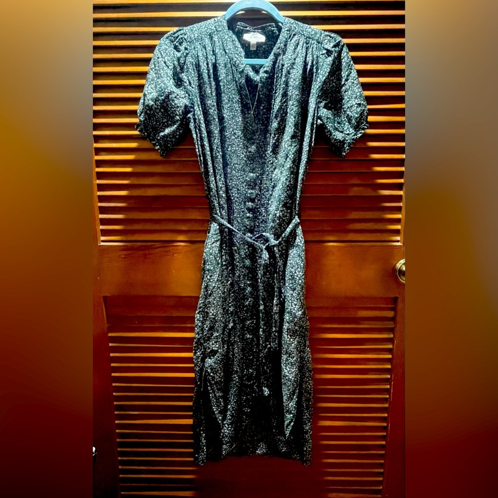 Lucky Brand Green Floral Print Dress